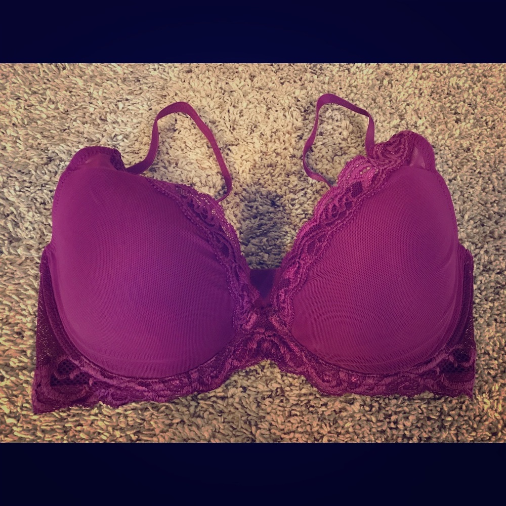 Natori Feather Plunge bra 32DD 32E